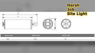 열악한 작업을 위한 견고한 15W LED 작업등