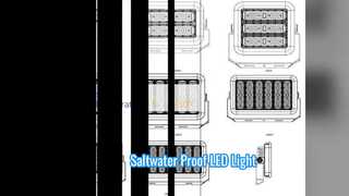 해양 LED 조명 200W 부식 방지