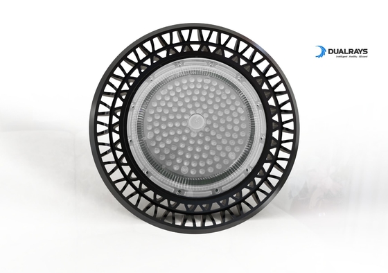 120도 광속 각을 가진 공장 100W UFO 높은 만 빛 조정가능한 잔물결 렌즈 광학
