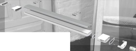 먼지 및 방수 IP66 세 배 증거 조명기구 40 와트 1200mm