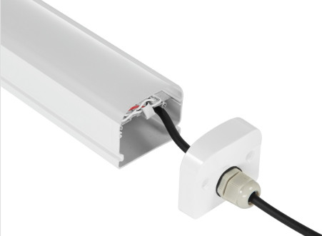 1200mm LED 세 배 증거 빛 120LPW 160LPW 40W 4 피트 부식 방지 창고 버스 기차역