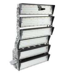 경기장 Meanwell 운전사를 위한 600W IP66 Moudlar LED 홍수 빛 보장 5 년