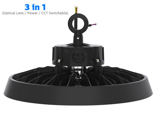 200W 150LPW HB5 DIP 전환 가능한 광 렌즈 (60°/90°/110°), 전력 (100%-80%-60%), 3 CCT 선택