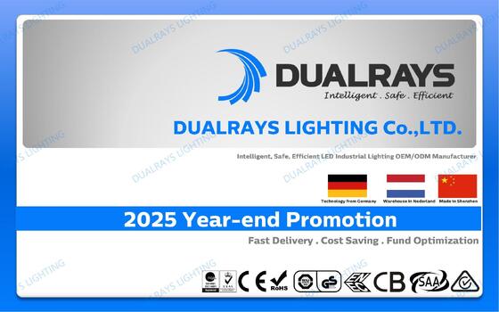 DUALRAYS 유럽 창고 LED 방습등 및 LED 하이베이 조명 네덜란드에서 3 영업일 이내 직접 배송, 현지 엔지니어와 함께 현지 A/S 서비스 이용