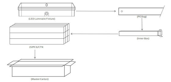 벌크 헤드 LED 현관 조명 8W, 3CCT 및 전원 전환 가능