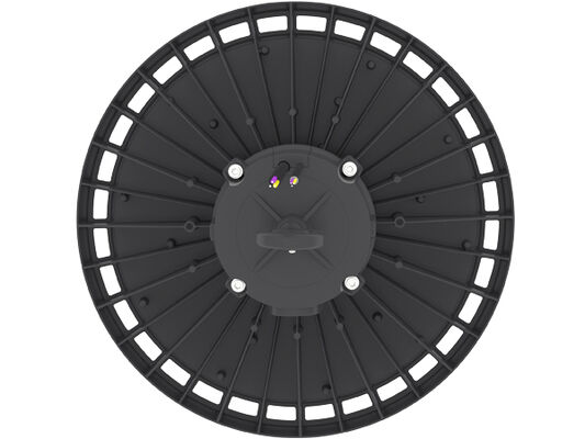 HB2 DIP 전환 가능 전원 및 3CCT UFO LED 하이베이 조명 100W 170LPW(루프 행잉 포함) | 브래킷 장착 | 벽 장착 설치 옵션