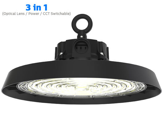 7년 보증 200lm/W DUALRAYS 조명 HB5 UFO LED 하이 베이 조명 IP65 IK08 산업용 창고 조명 100W 120W 150W Liteon 5050 LED PC 렌즈
