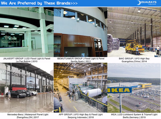 슈퍼 HB5 DIP 전환 가능한 광 렌즈 (60°/90°/110°), 전력 (100%-80%-60%), 3 CCT 선택