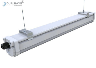 Dualrays D2 시리즈 50W LED 산업용 트라이 증거 라이트 5피트 마이크로파 센서 전시 센터용 전체 플라스틱 하우징