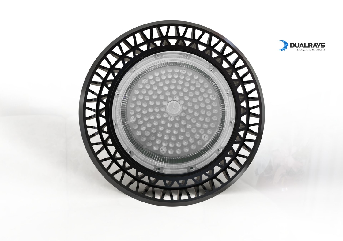 120도 광속 각을 가진 공장 100W UFO 높은 만 빛 조정가능한 잔물결 렌즈 광학