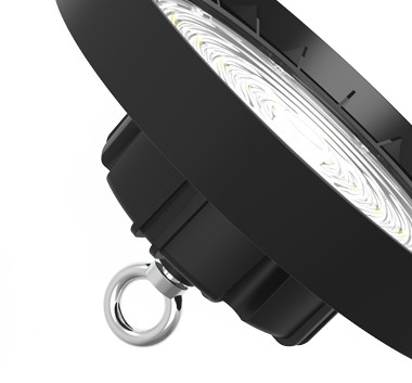 UFO 하이 베이 라이트 100W 150W 200W 지원 루프 매달려 천장 장착 벽 장착 설치 모델