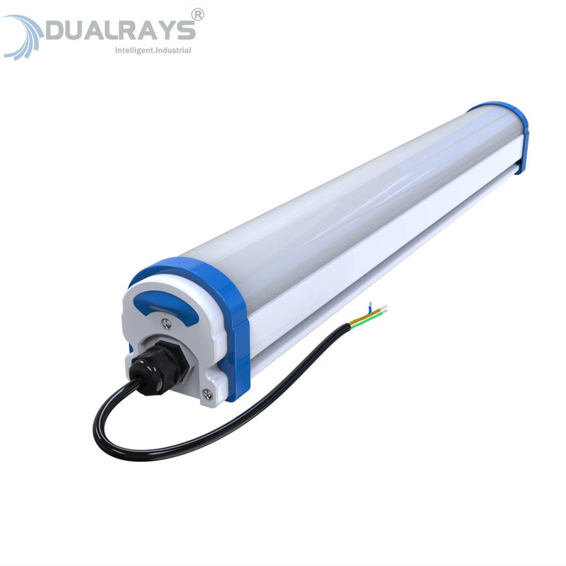 작업장을 위한 Dualrays D2 시리즈 20W 아크릴 덮개 LED 세 배 증거 빛 IP66 LED 관 빛