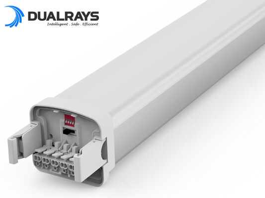 5피트/80W D5 LED 방습 조명, DIP 전환 가능 전원/3CCT 160LPW 효율 IP65 IK10 보호