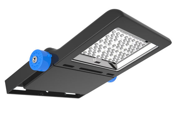 5 년 보증 디 밍이 가능한 모듈 형 100 와트 LED 투광 조명 L 자 모양 브래킷이 있는 높은 돛대 LED 조명